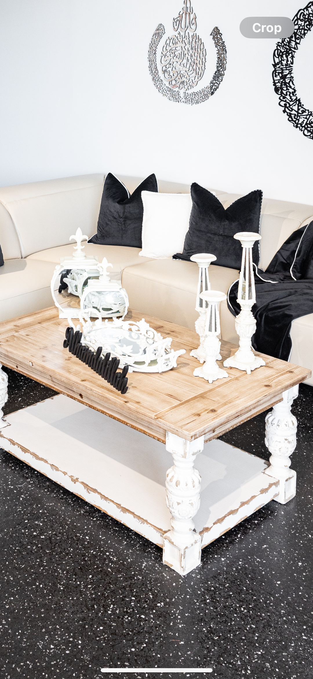 Victorian White Candle Holders