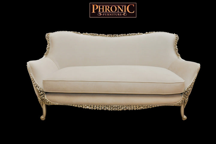 The Antique Cream Splendour Sofa Set