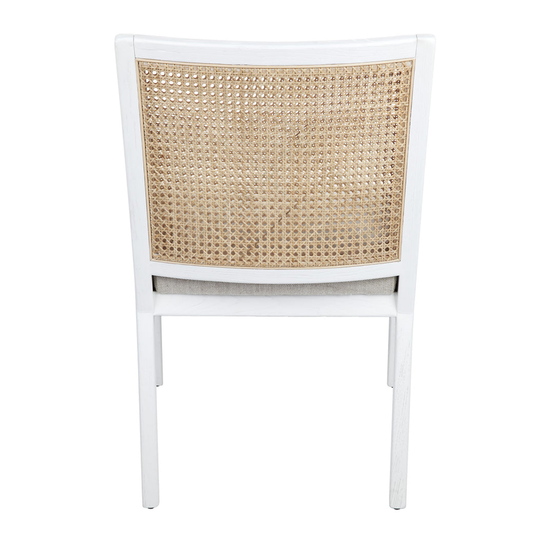 Kane White Rattan Carver Chair