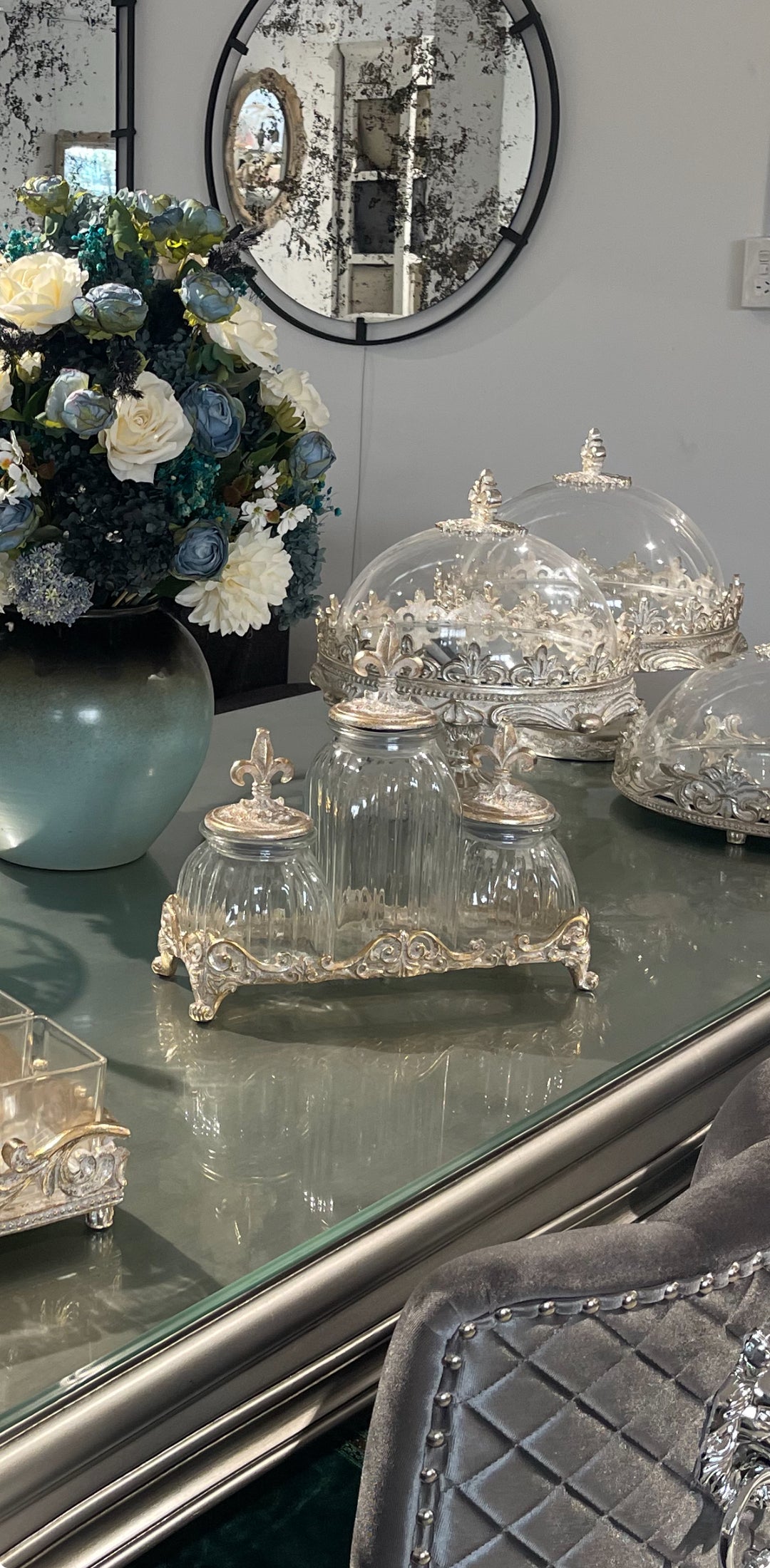 Victorian Champagne Canister Set