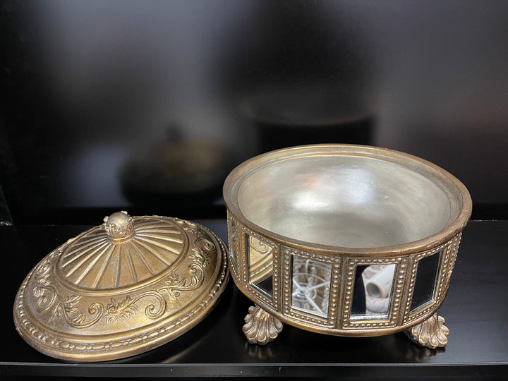 Golden Mirror Storage Box’s