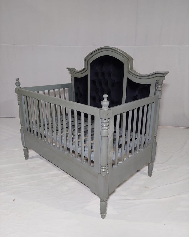 The Charcoal Elegance Grand Baby Cot