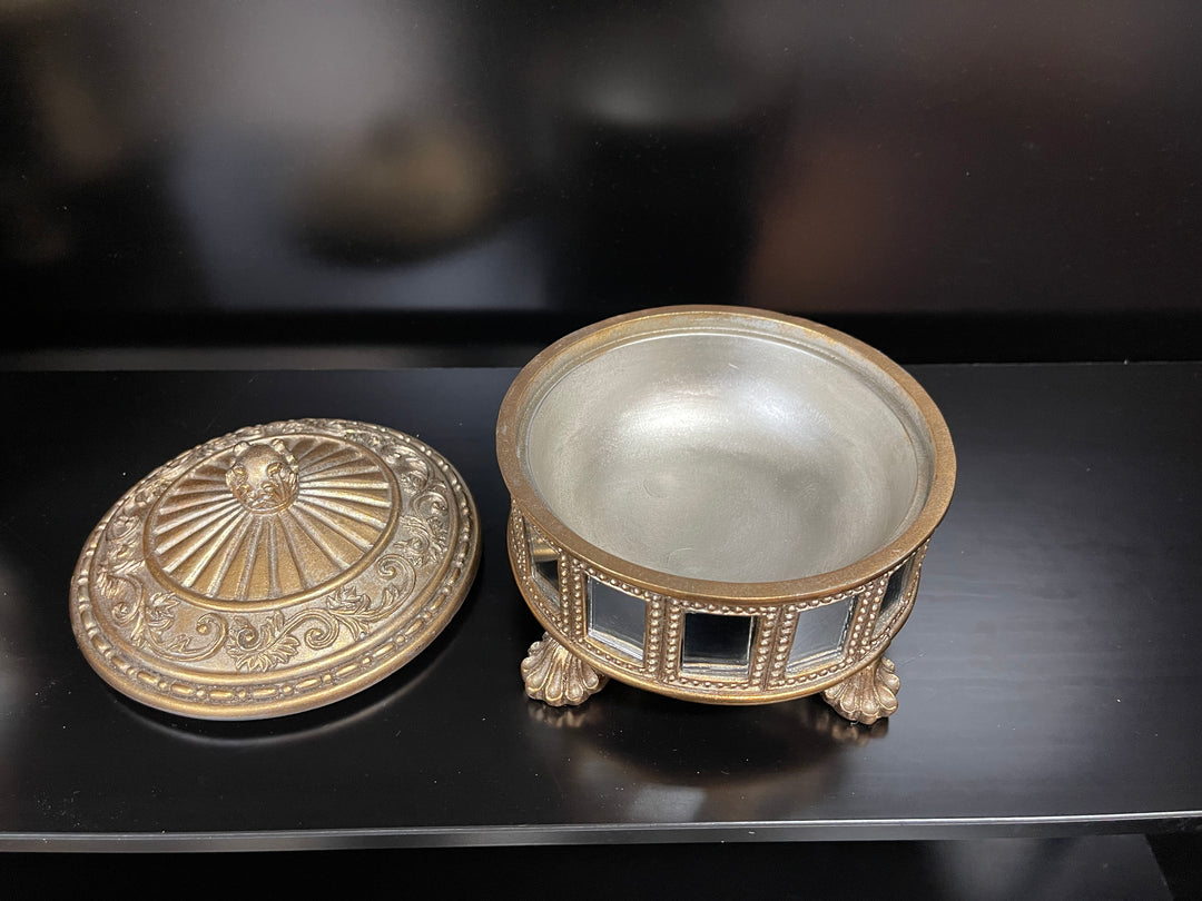 Golden Mirror Storage Box’s