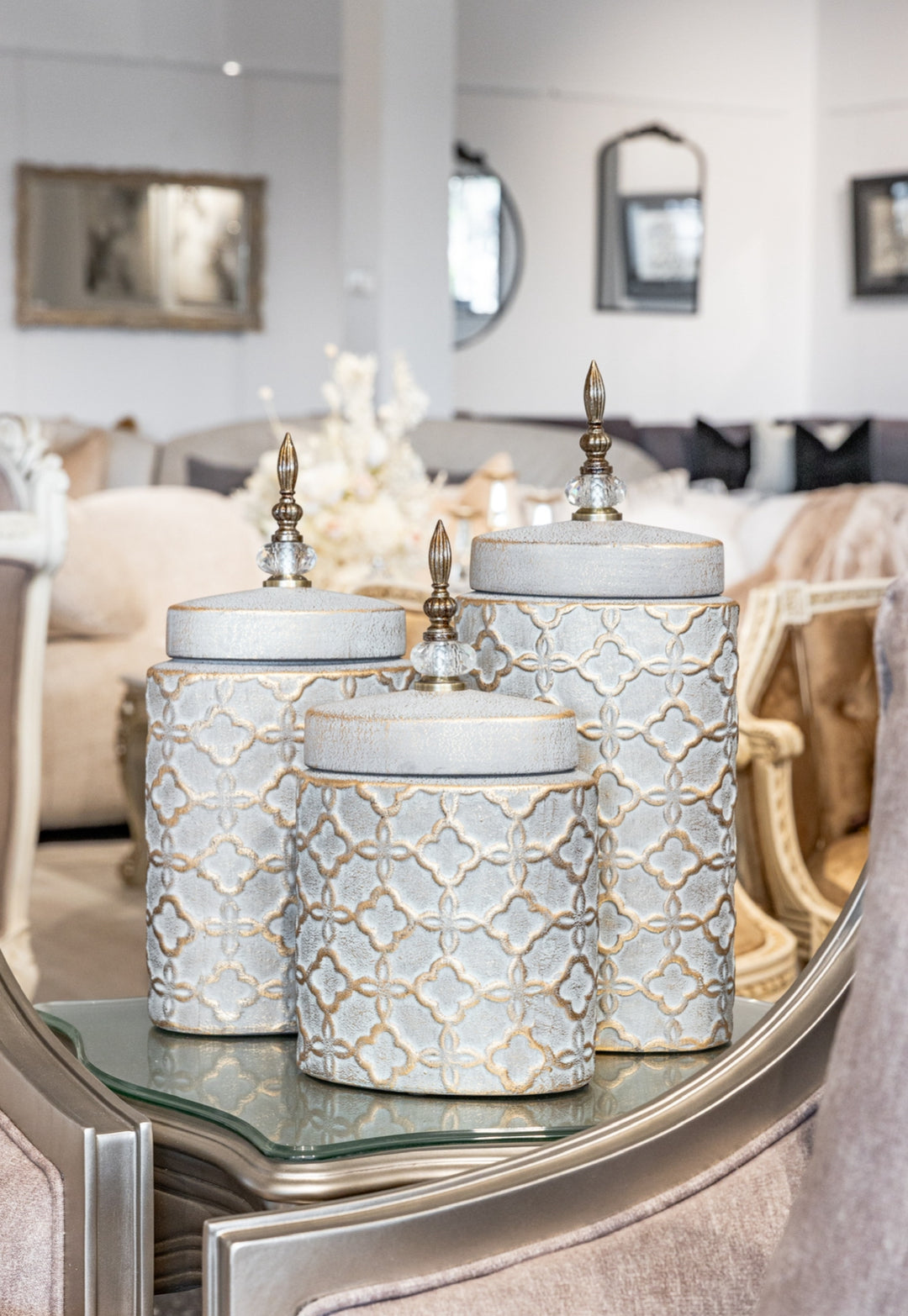 Ocean Blue Jars