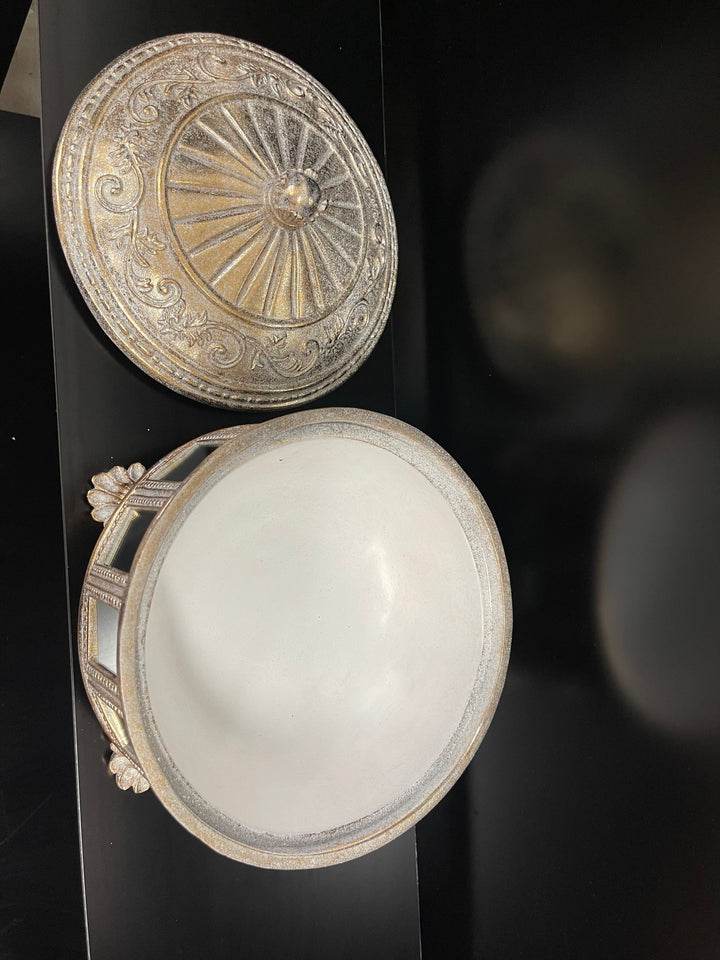 Champagne Mirror Storage Box’s
