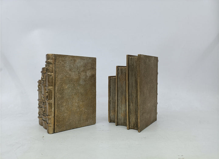 Rustic Gold Fake Books/ Bookends