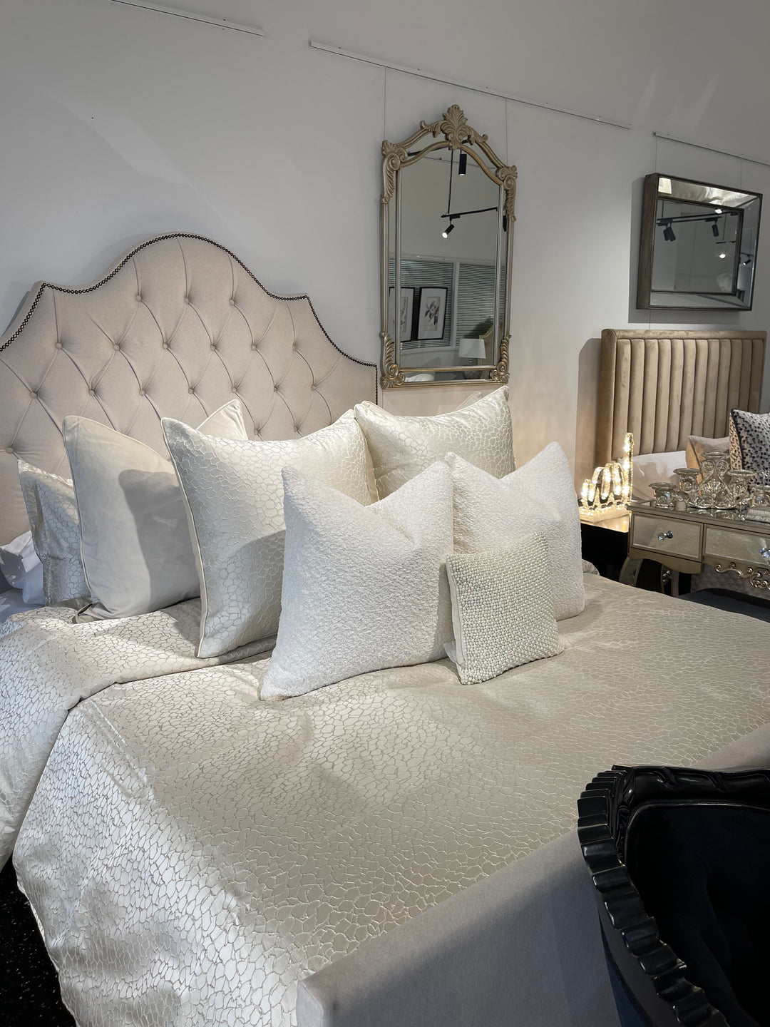 Pearly Champagne Quilt Cover Set