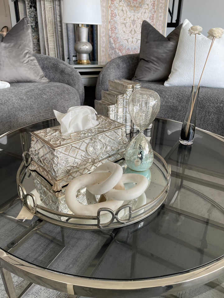 White Marble Decor Chain