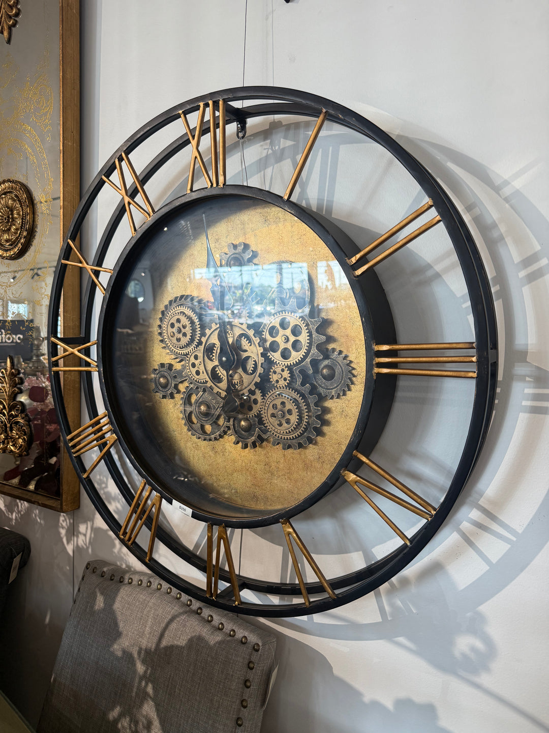 Gold & Black Clock