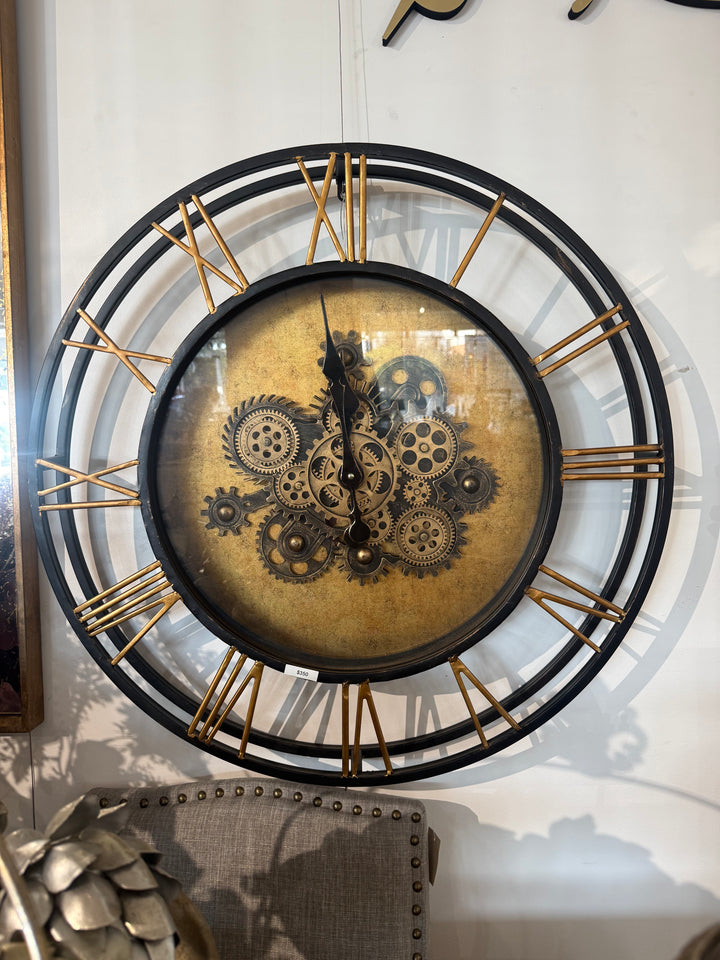 Gold & Black Clock