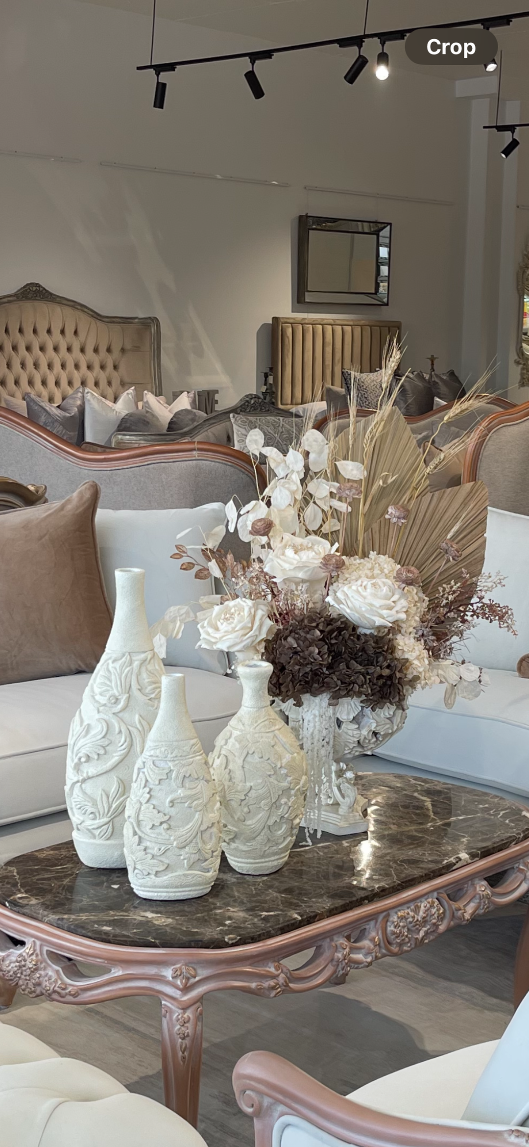 White Decorative Vase Set
