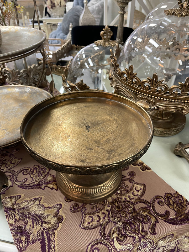 Rustic Metal Cake Stand