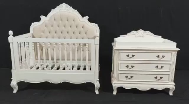 The Vintage Elegance Baby Cot & Toddler Bed