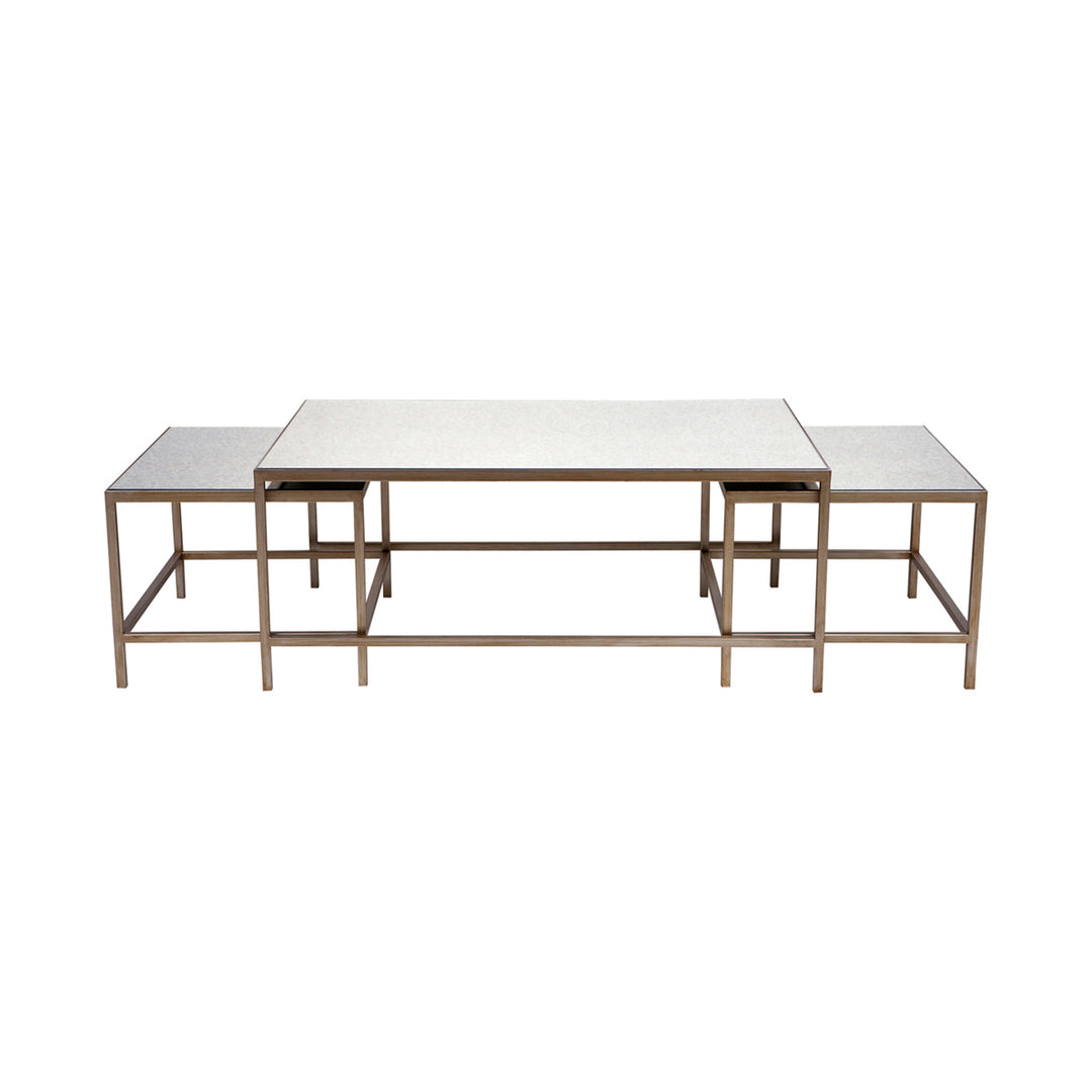 Cocktail Mirrored Nesting Coffee Tables