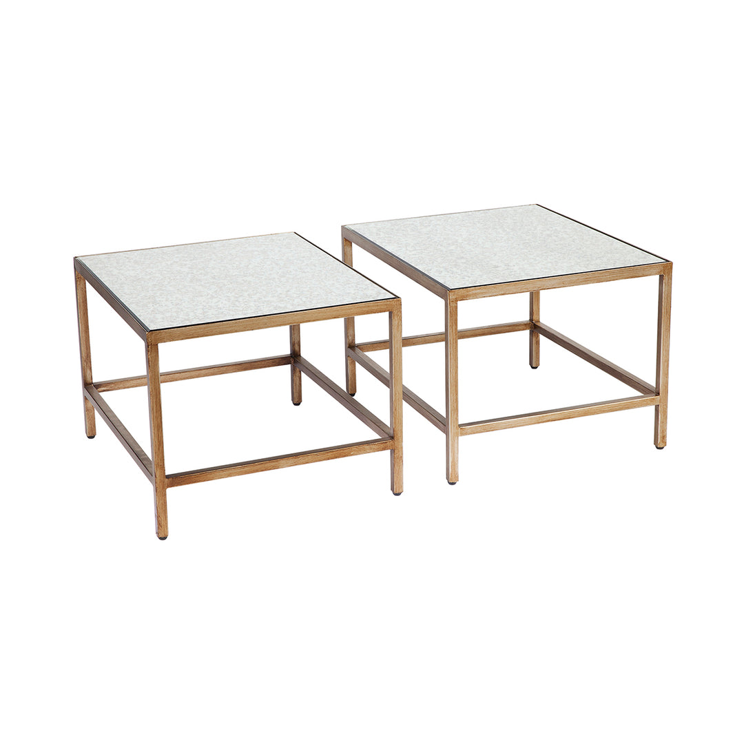 Cocktail Mirrored Nesting Coffee Tables