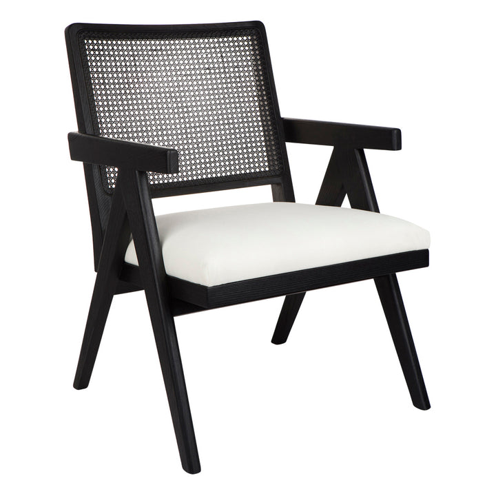 The Imperial Black Rattan Arm Chair