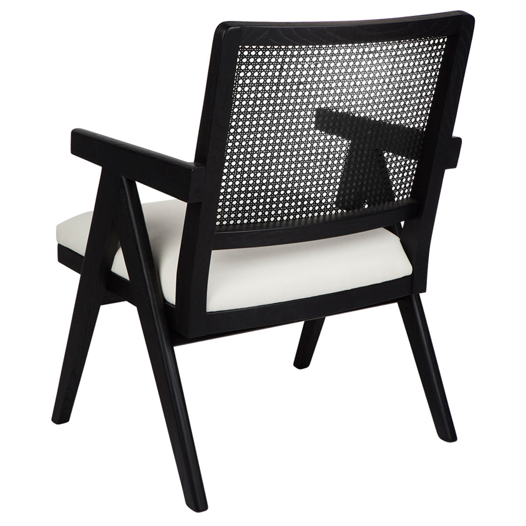 The Imperial Black Rattan Arm Chair