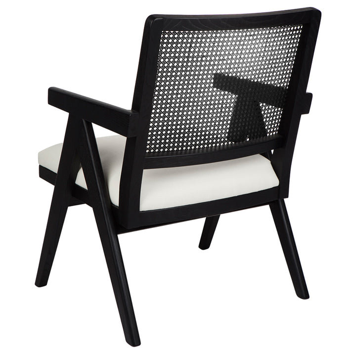 The Imperial Black Rattan Arm Chair