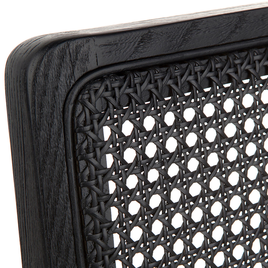 The Imperial Black Rattan Arm Chair