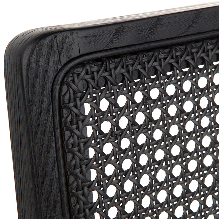 The Imperial Black Rattan Arm Chair