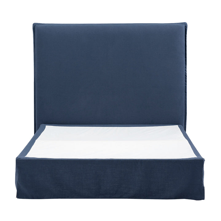 Brighton Slip Cover Queen Bedhead w Valance