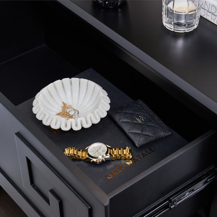 Greek Key Bedside Table