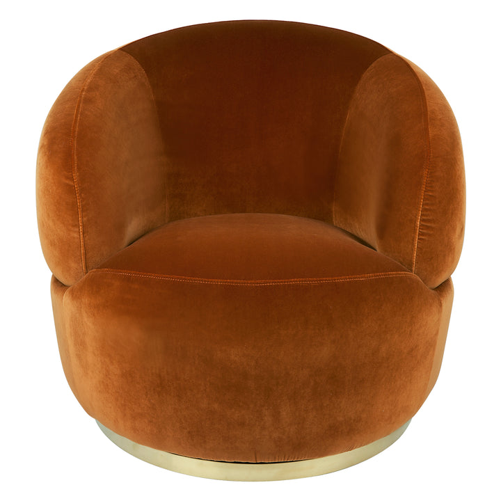 Tubby Swivel Arm Chair