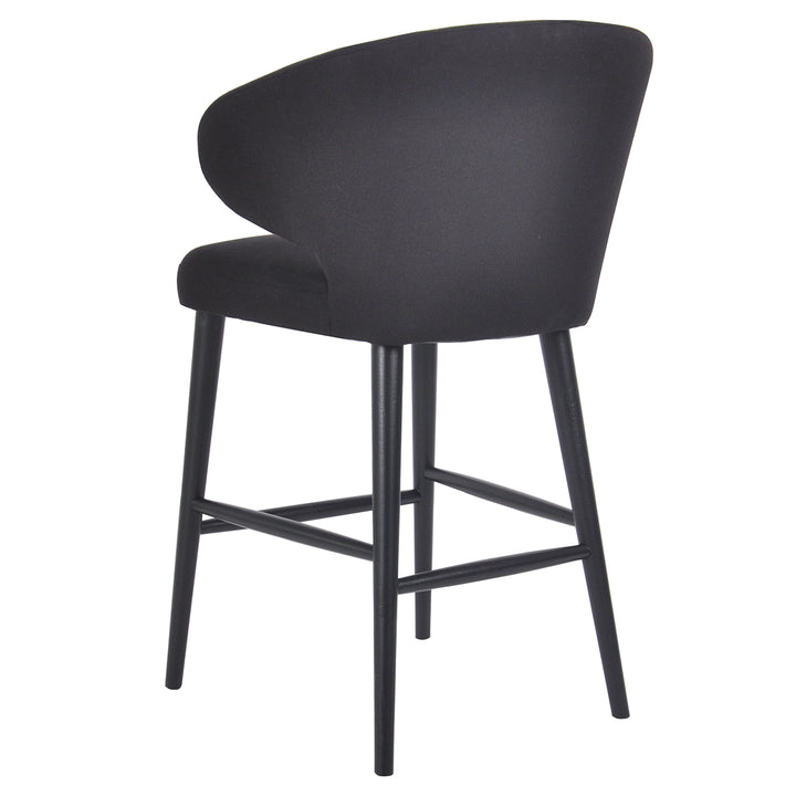 Harlow Black Kitchen Stool