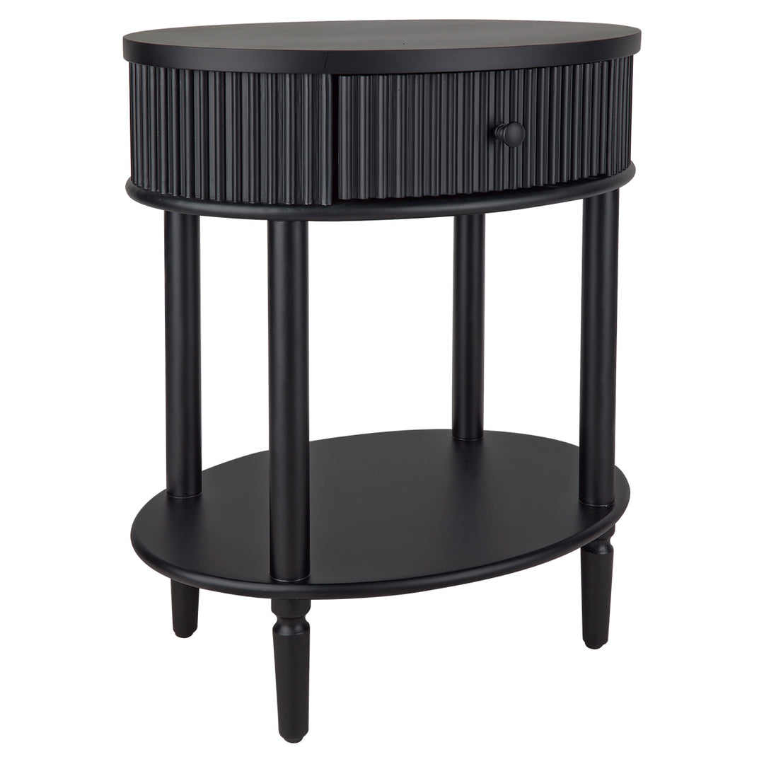Arielle Oval Bedside Table