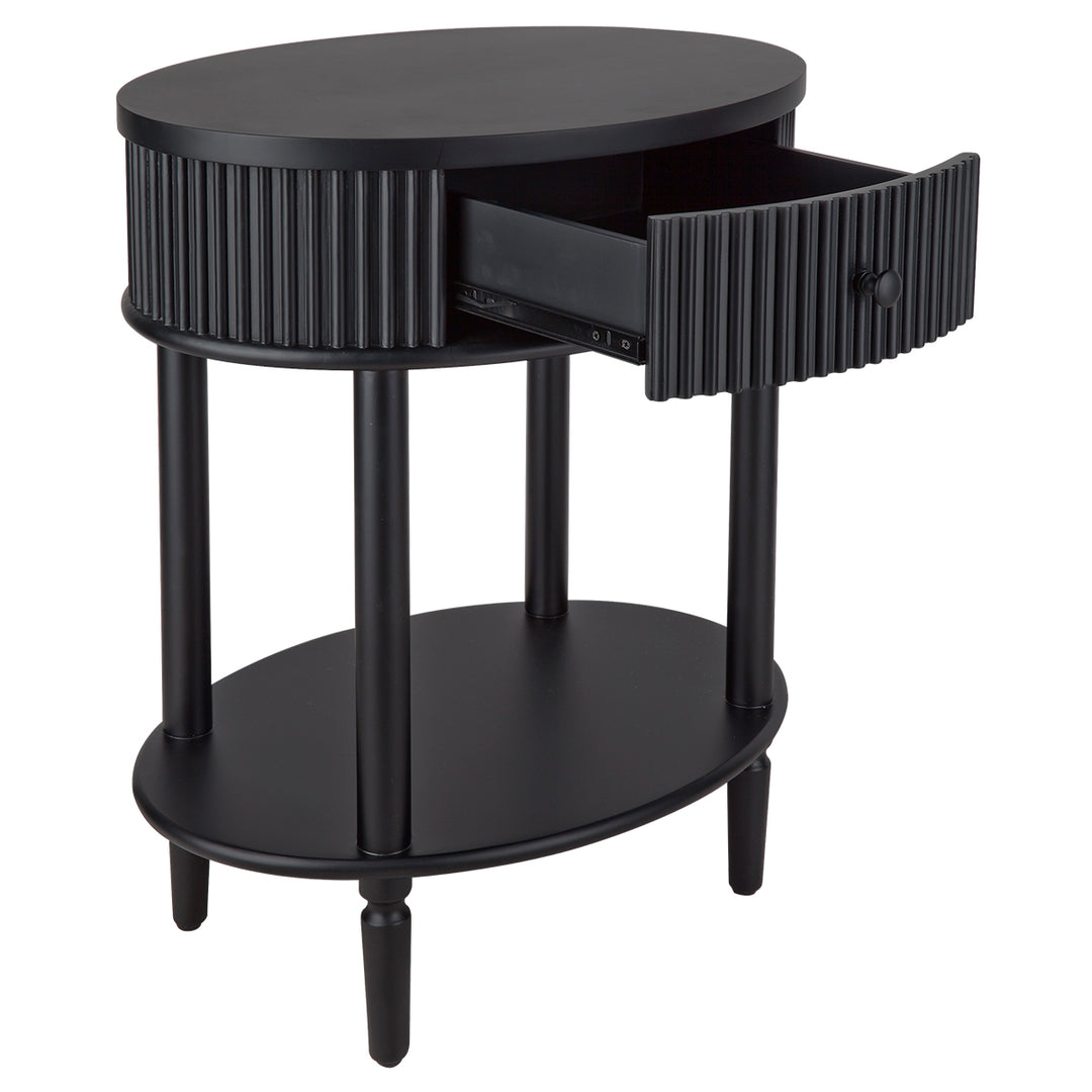 Arielle Oval Bedside Table