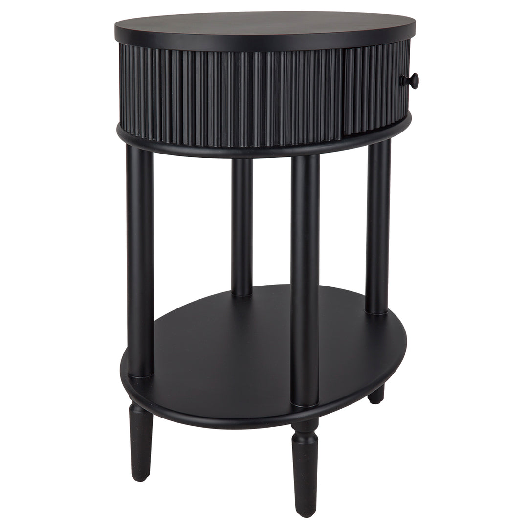 Arielle Oval Bedside Table