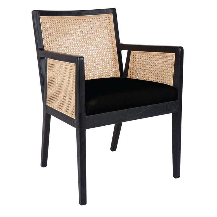 Kane Black Rattan Carver Chair