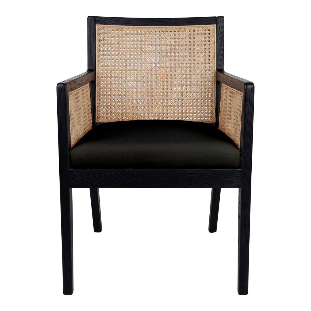 Kane Black Rattan Carver Chair