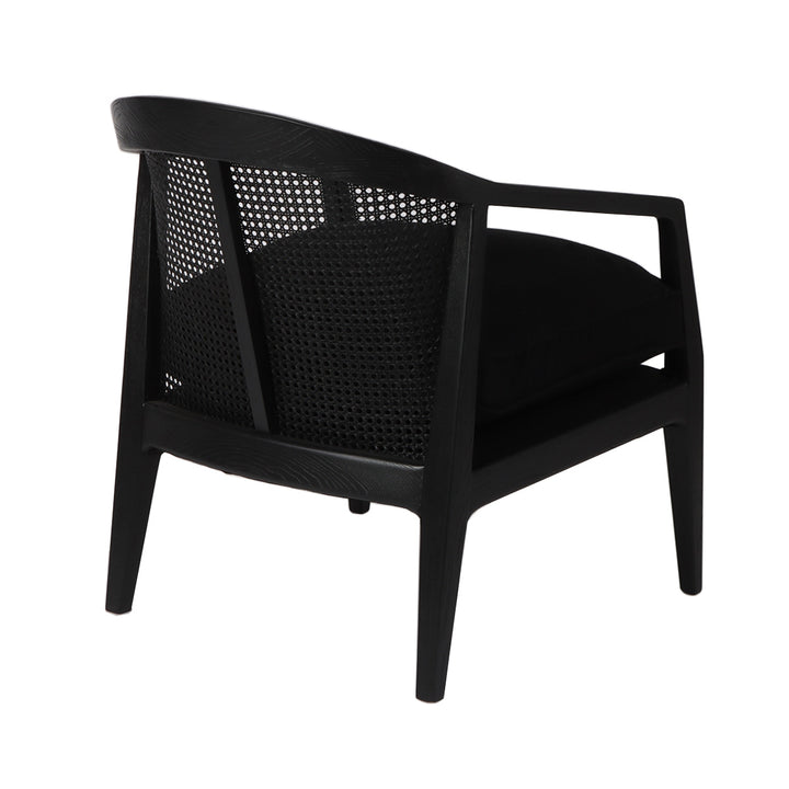 Willow Black Rattan Arm Chair