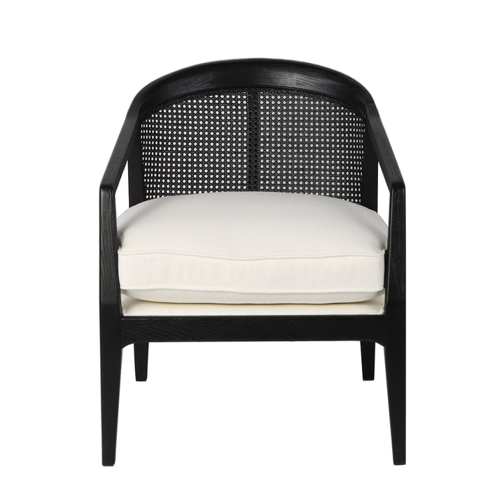 Willow Black Rattan Arm Chair