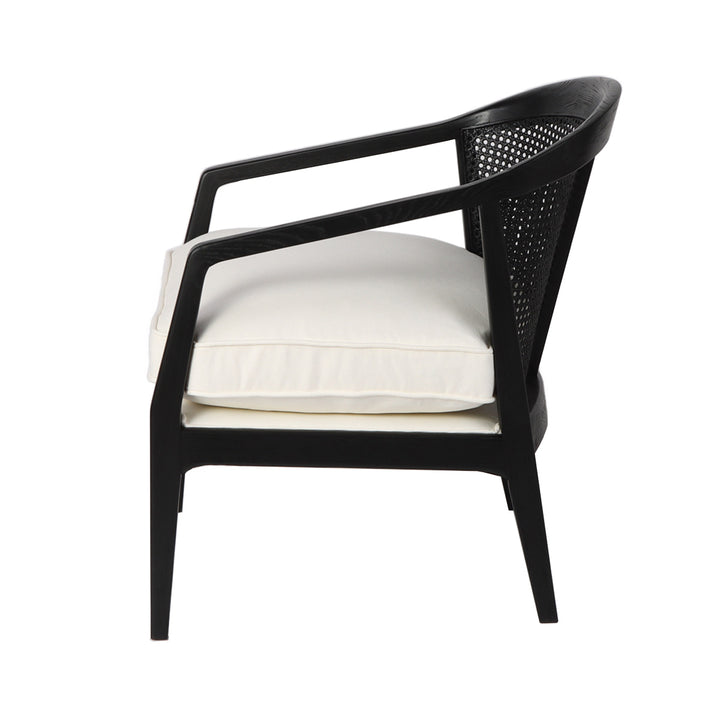 Willow Black Rattan Arm Chair