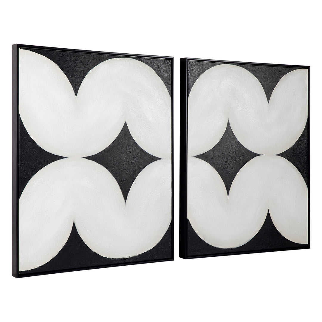 Wave Oil On Canvas Painting Set