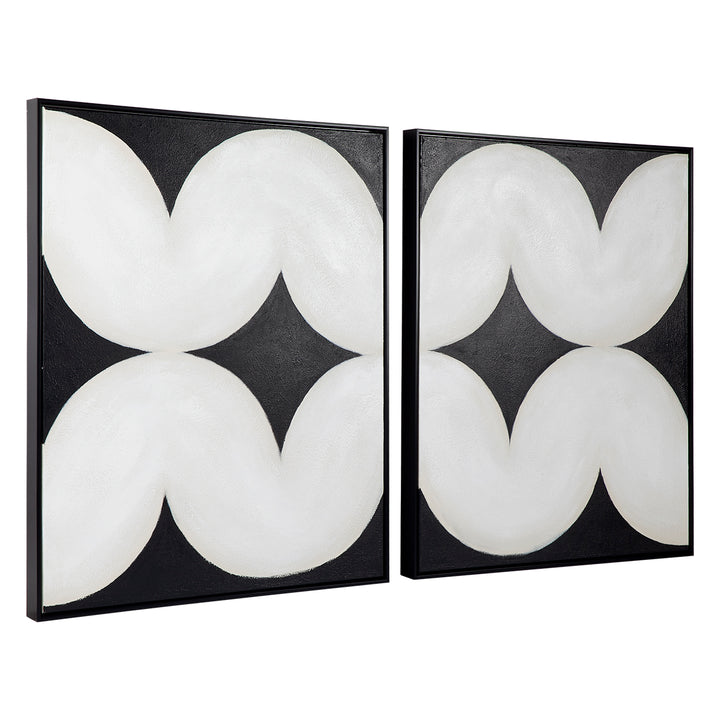 Wave Oil On Canvas Painting Set