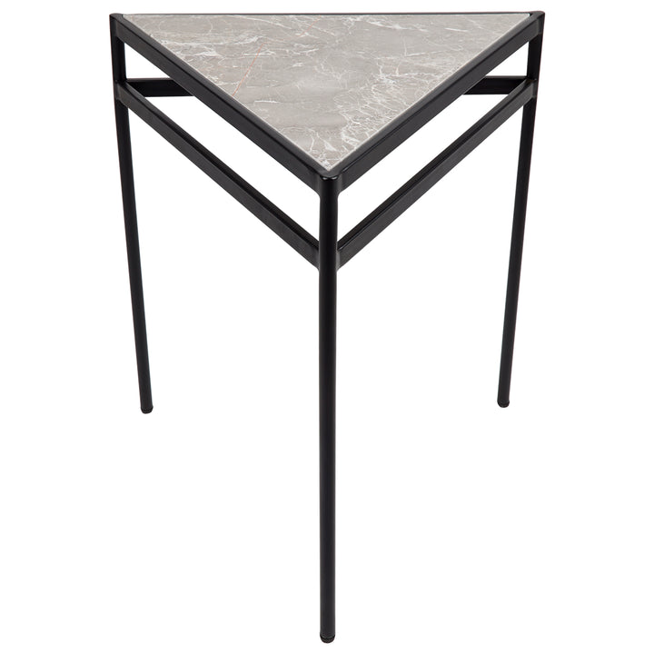 Hugo Grey Marble Side Table