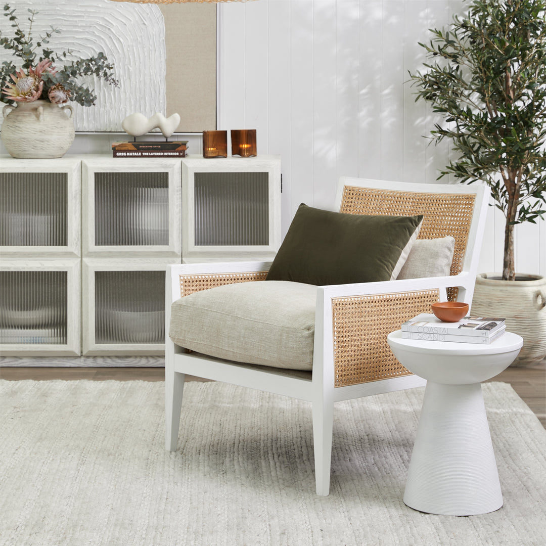 Cayman Mango Wood Side Table