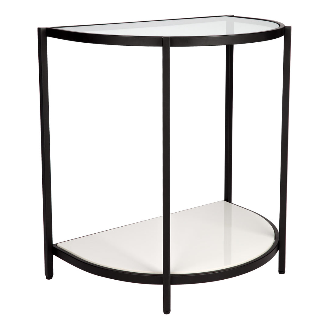 Crescent Stone Side Table
