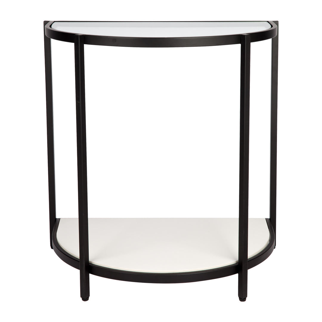 Crescent Stone Side Table