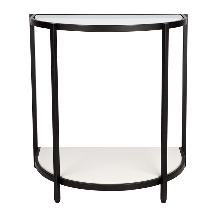 Crescent Stone Side Table