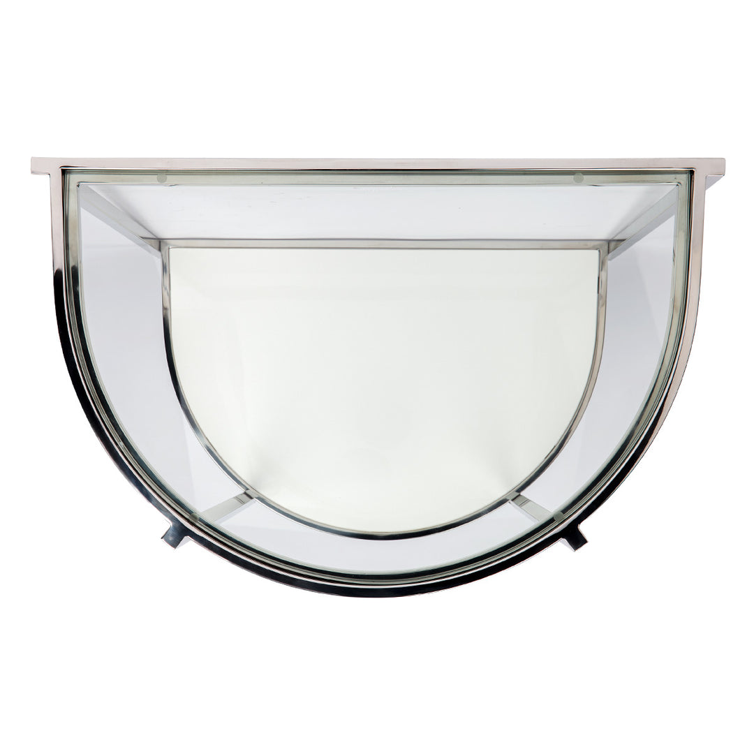 Crescent Stone Side Table