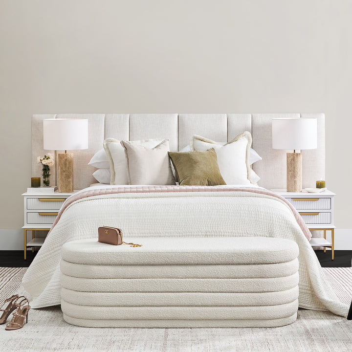 Demi Storage Bench Ottoman