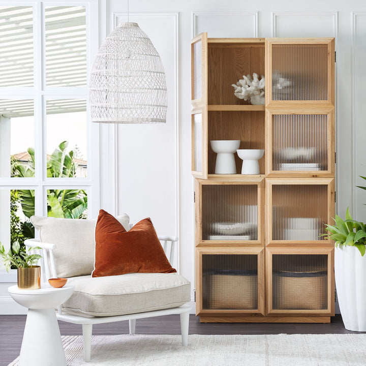 Sebastian Oak Tall Cabinet