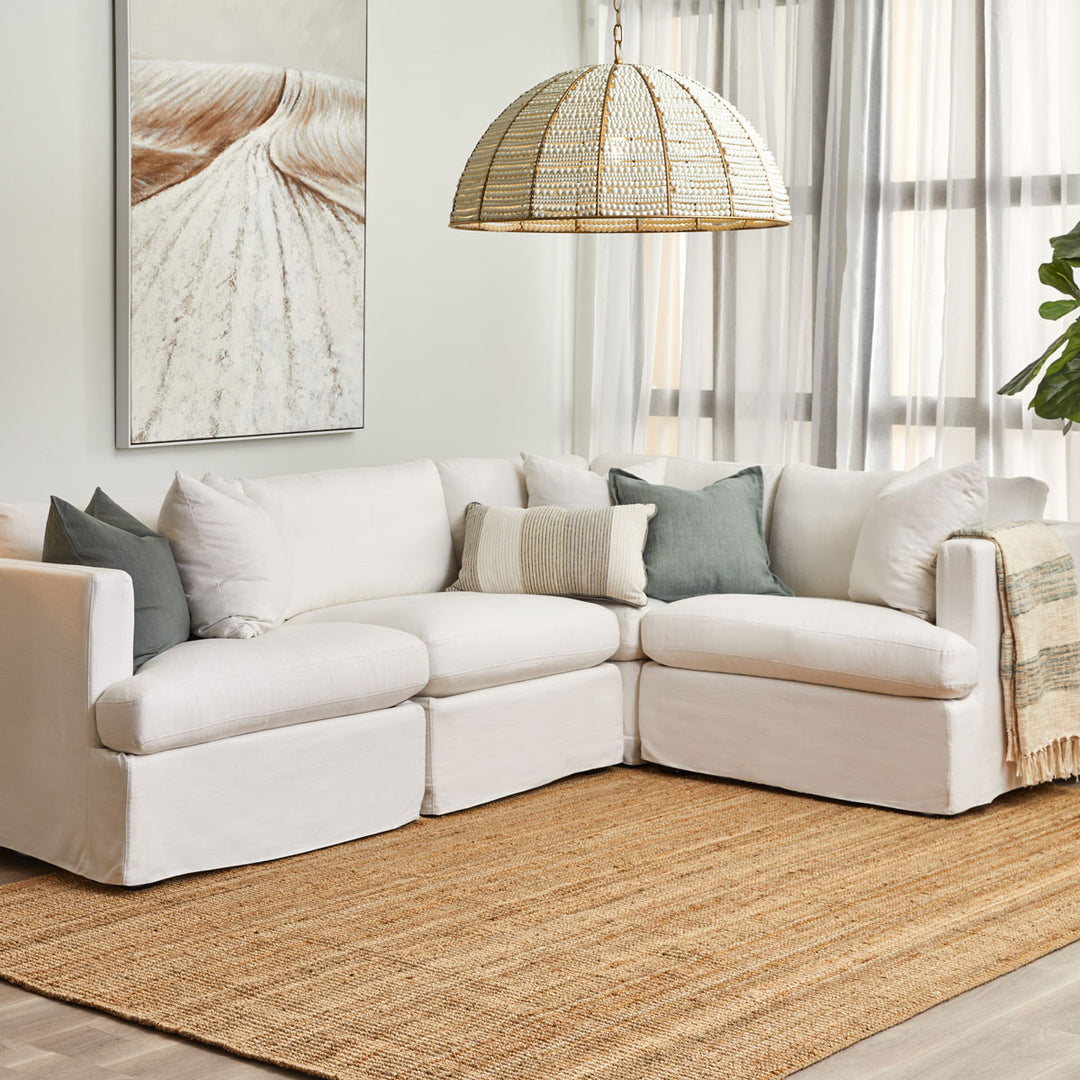 Birkshire Slip Cover Corner Seat Chair