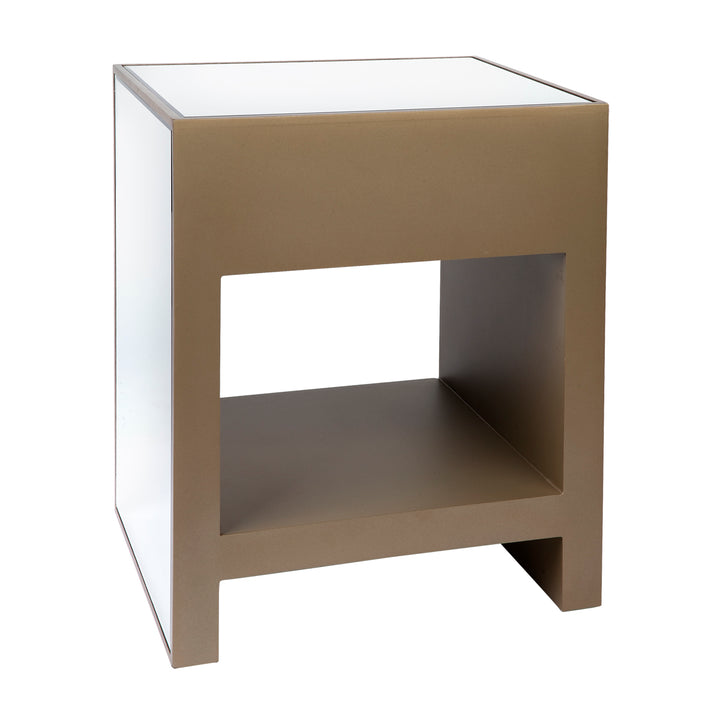 Sabrina Mirrored Bedside Table