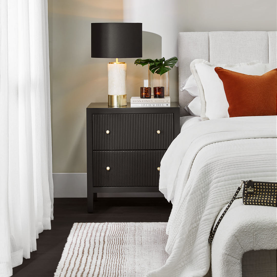 Paola Travertine Table Lamp