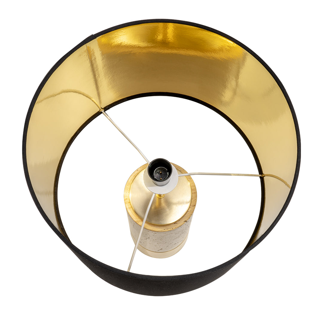 Paola Travertine Table Lamp